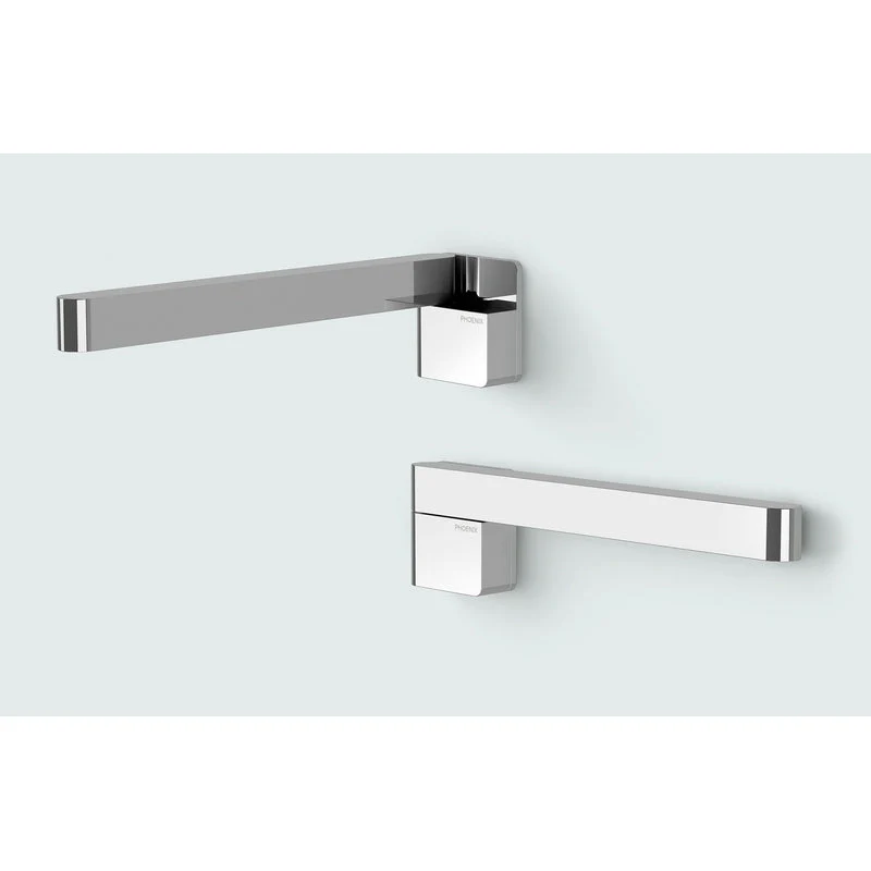 Phoenix Designer Swivel Bath Outlet 230mm Squareline - Black Matte - Image 3