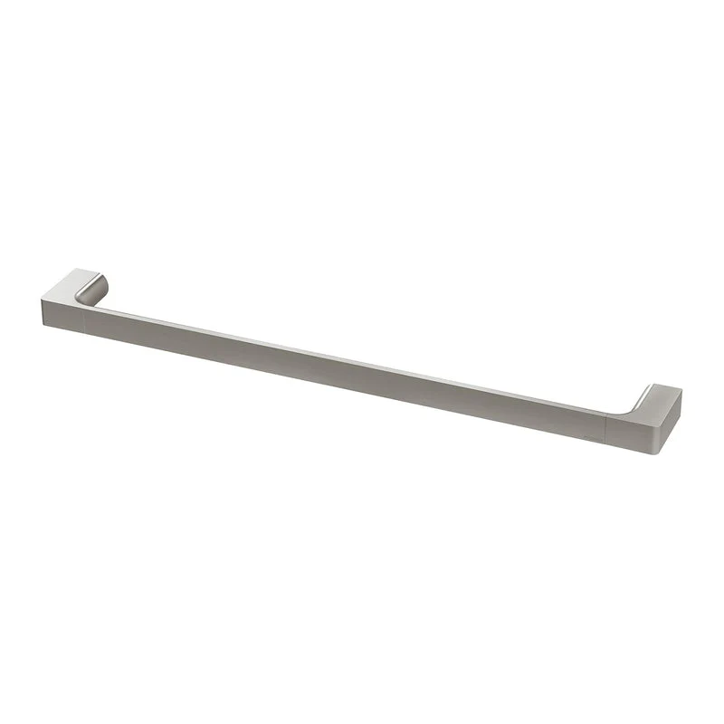 Phoenix Gloss Single Towel Rail 600mm - Brushed Nickel