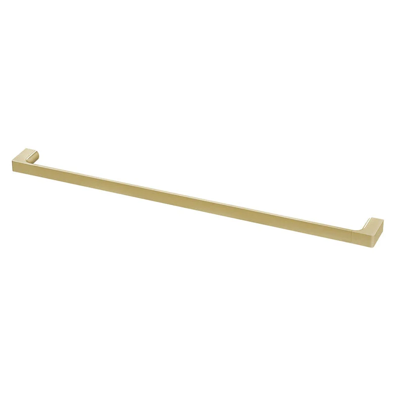 Phoenix Gloss Single Towel Rail 800mm - Brushed Gold