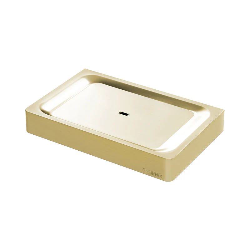 Phoenix Gloss Soap Dish - Brushed Gold