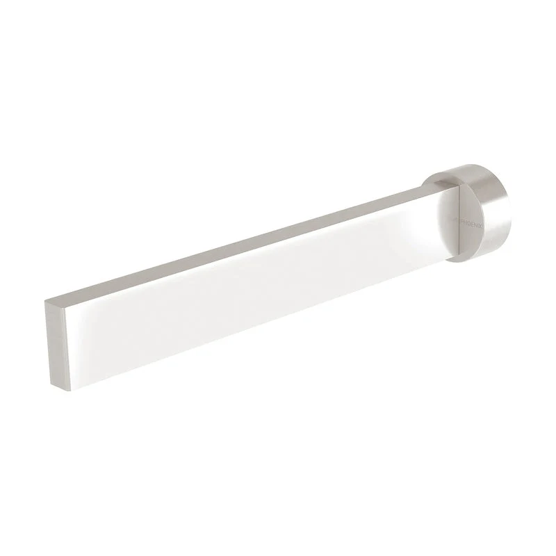 Phoenix Lexi MKII Bath Outlet 200mm - Brushed Nickel