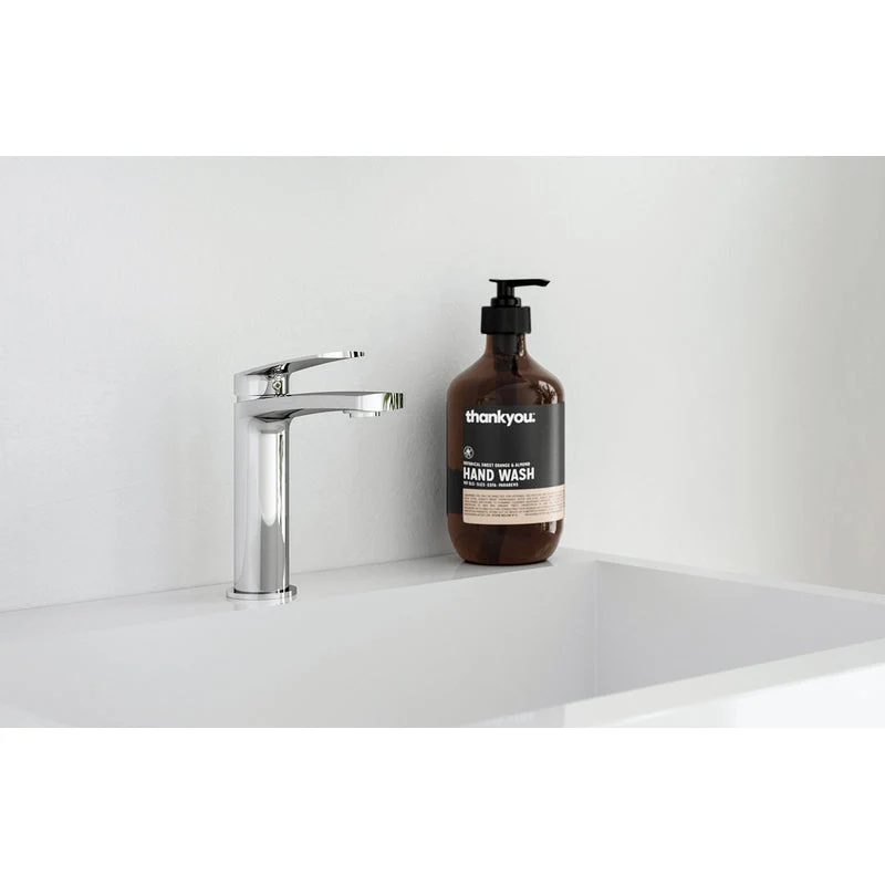 Phoenix Mekko Basin Mixer Tap - Brushed Nickel - Image 4