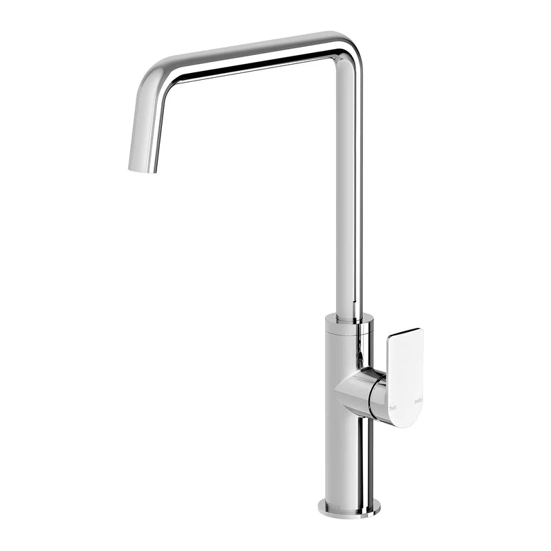Phoenix Mekko Kitchen Sink Mixer Tap 190mm Squareline - Chrome