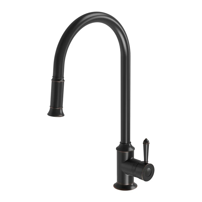 Phoenix Nostalgia Pull Out Kitchen Sink Mixer Tap - Antique Black