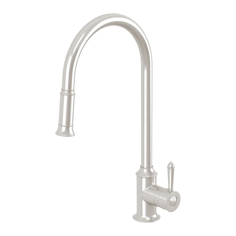 Phoenix Nostalgia Pull Out Kitchen Sink Mixer Tap - Brushed Nickel