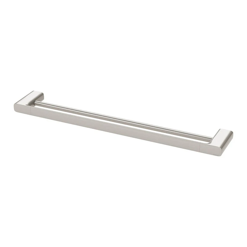 Phoenix Nuage Double Towel Rail 600mm - Brushed Nickel