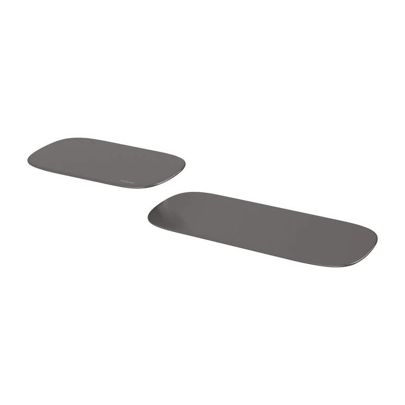 Phoenix Nuage Shower Shelves - Brushed Carbon