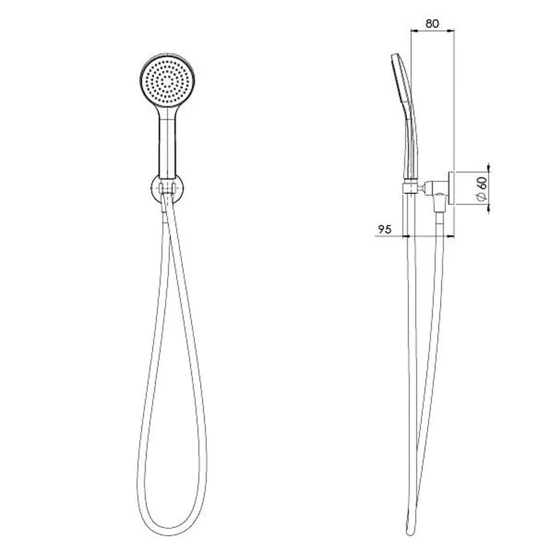 Phoenix Pina Hand Shower - Brushed Nickel - Image 2