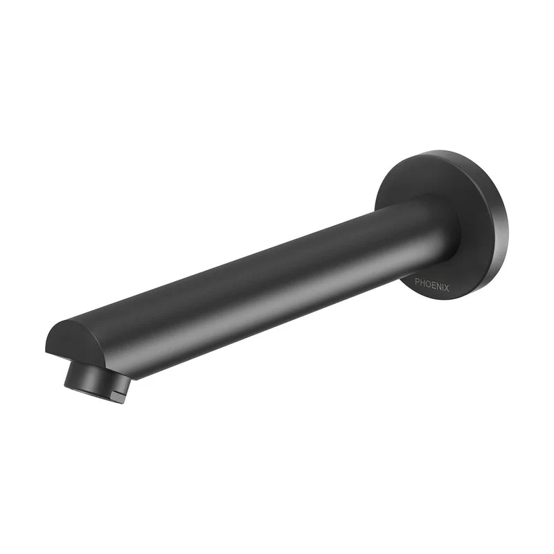 Phoenix Pina Wall Bath / Basin Outlet 180mm - Black Matte