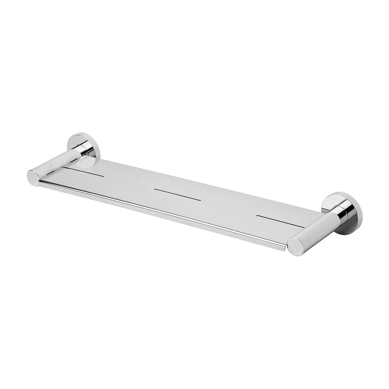 Phoenix Radii Metal Shelf Round Plate - Chrome