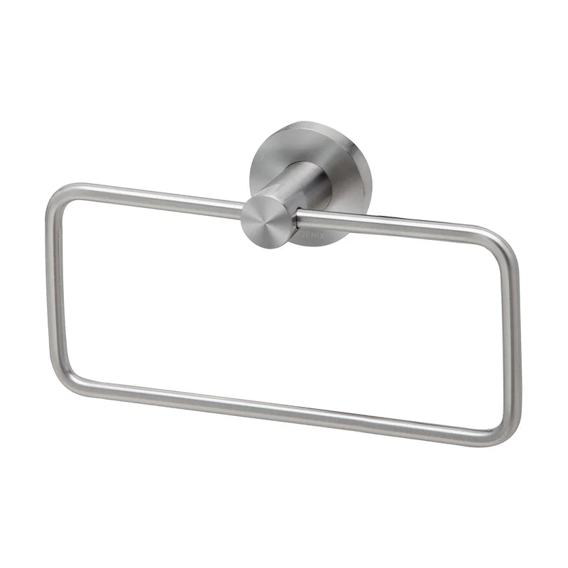 Phoenix Radii SS 316 Hand Towel Holder Round Plate - Stainless Steel