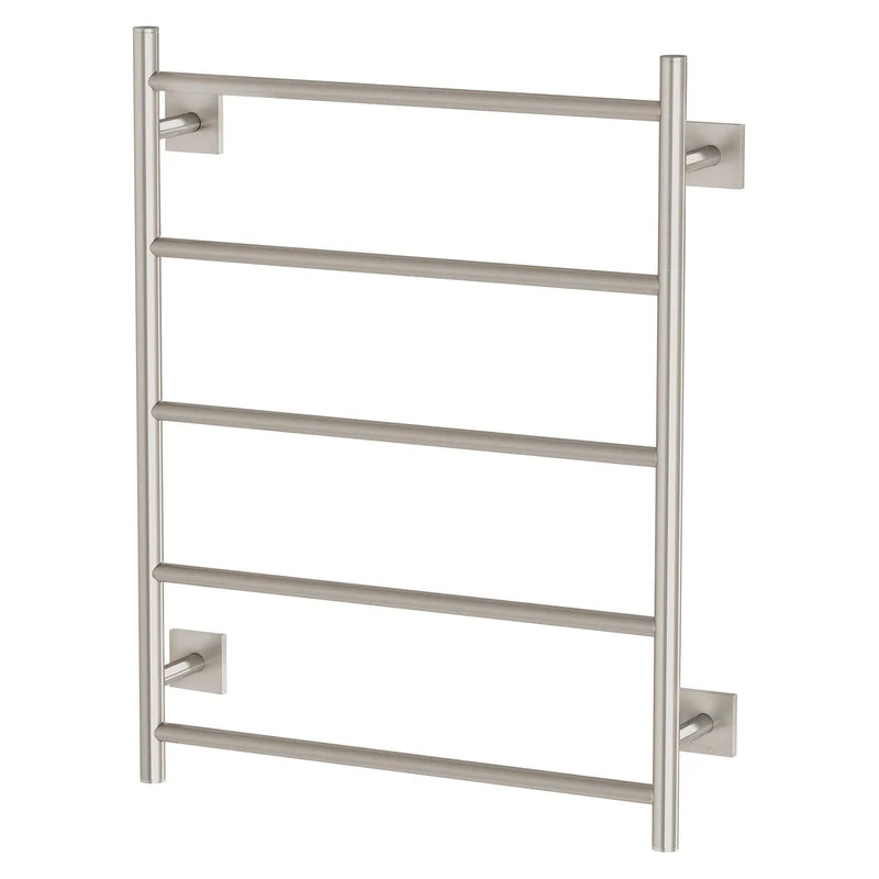 Phoenix Radii Towel Ladder 550 x 740mm Square Plate - Brushed Nickel