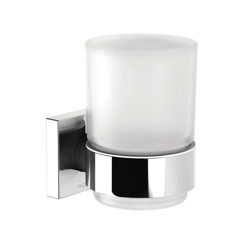 Phoenix Radii Tumbler & Holder Square - Chrome