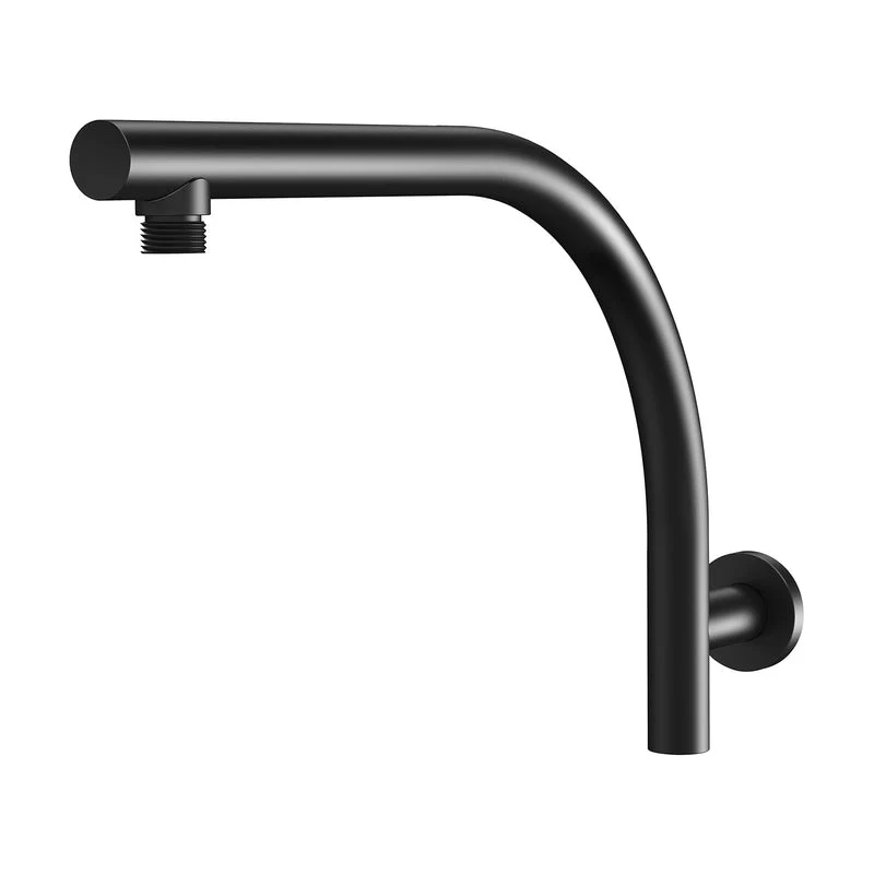 Phoenix Rush High-Rise Shower Arm - Black Matte