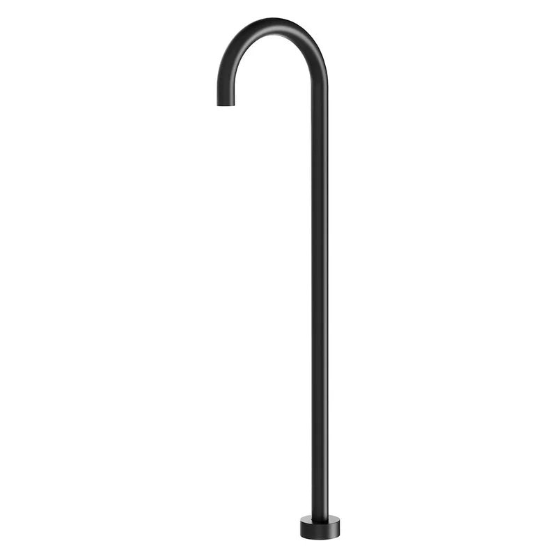 Phoenix Vivid Floor Mounted Bath Outlet 940mm - Black Matte