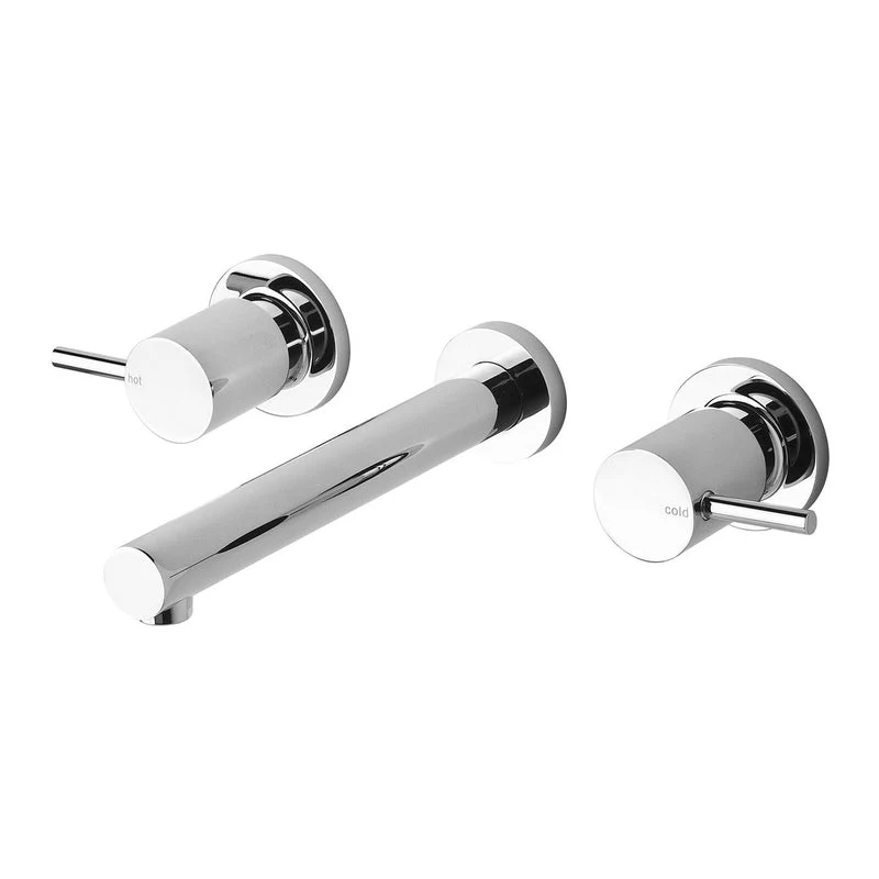 Phoenix Vivid Pin Lever Bath Set 200mm 15mm Extended Spindles - Chrome