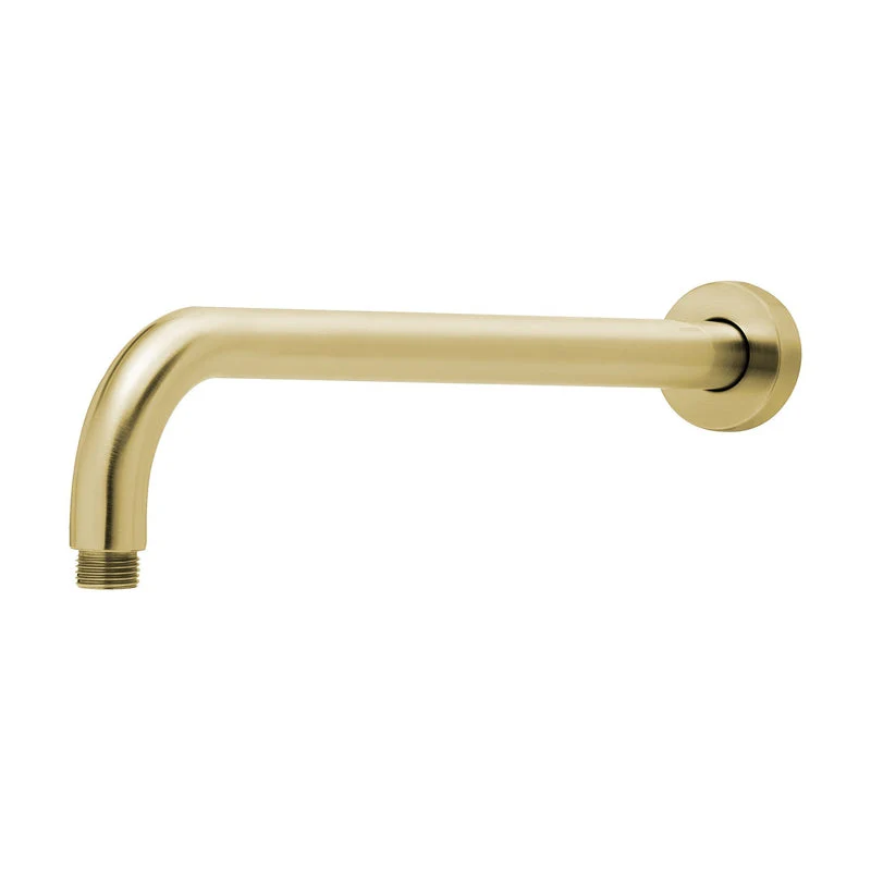 Phoenix Vivid Shower Arm 400mm Round - Brushed Gold