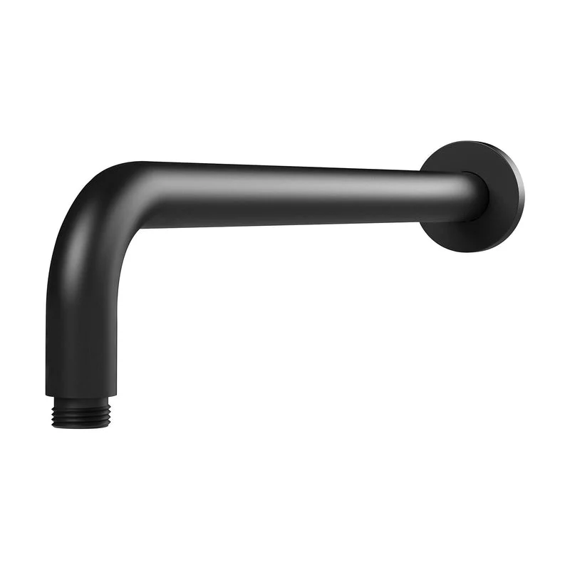 Phoenix Vivid Shower Arm 400mm Round - Black Matte