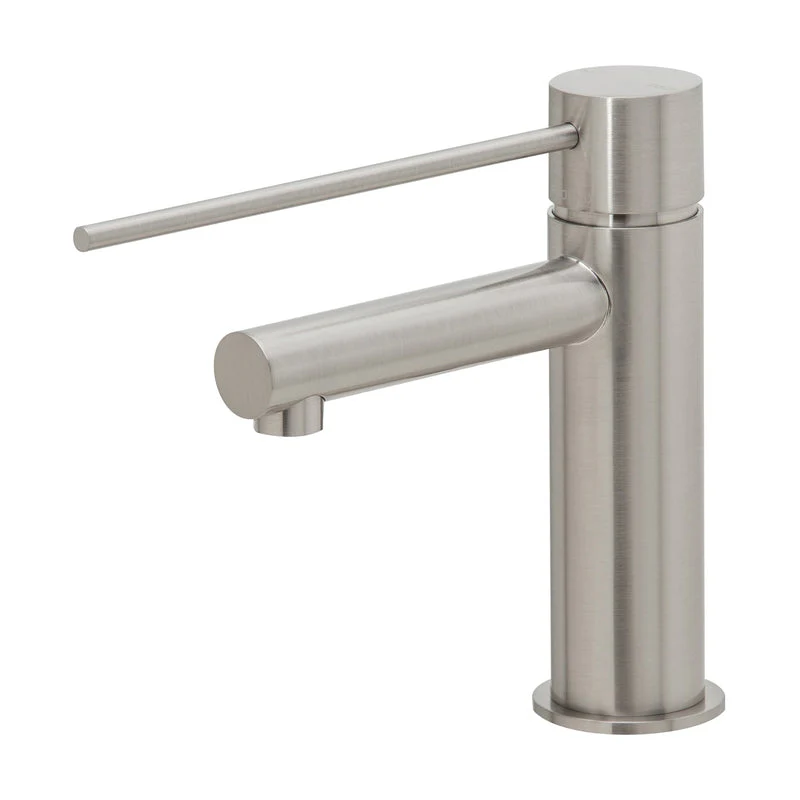 Phoenix Vivid Slimline Basin Mixer Tap with Extended Lever - Brushed Nickel