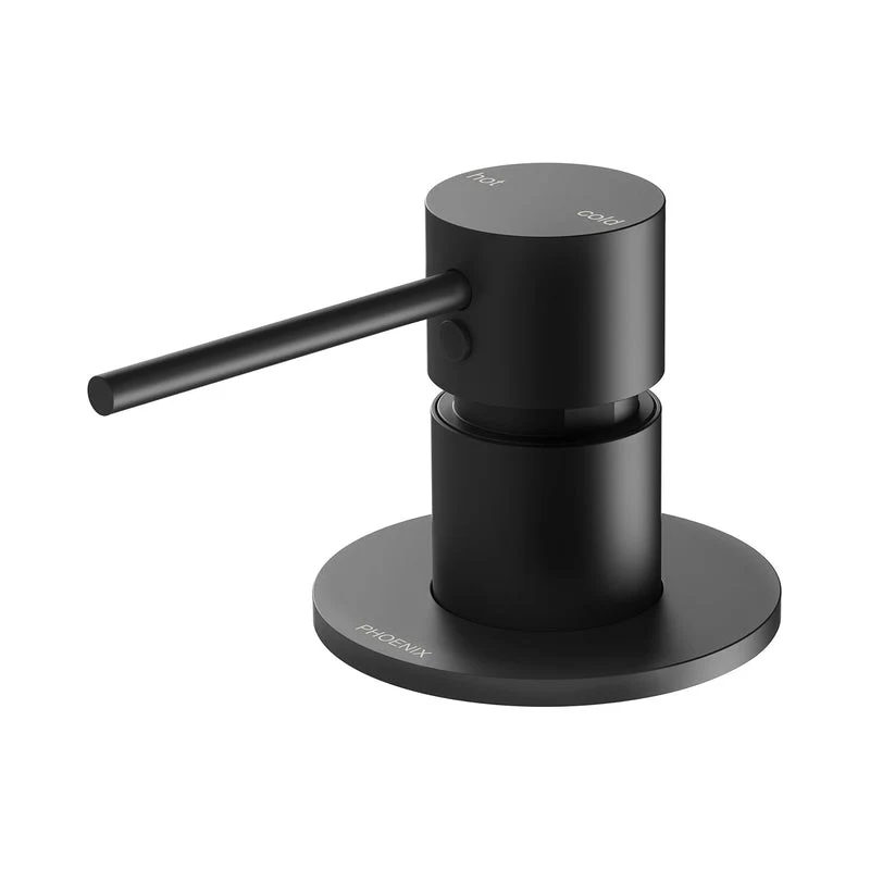 Phoenix Vivid Slimline Hob Mixer - Black Matte