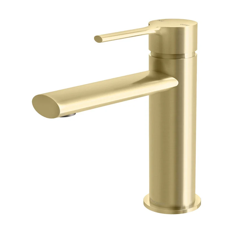 Phoenix Vivid Slimline Oval Basin Mixer - Brushed Gold
