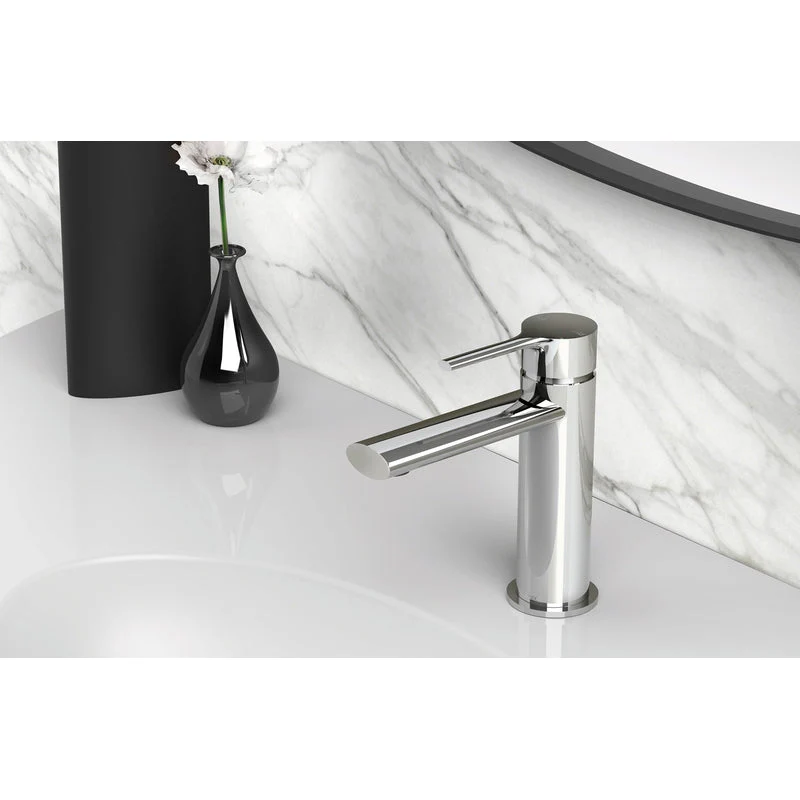 Phoenix Vivid Slimline Oval Basin Mixer - Black Matte - Image 5