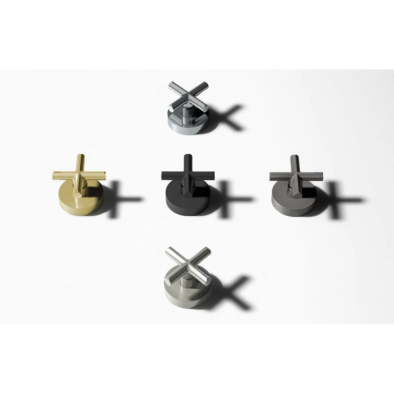 Phoenix Vivid Slimline Plus Wall Top Assemblies - Brushed Gold - Image 6