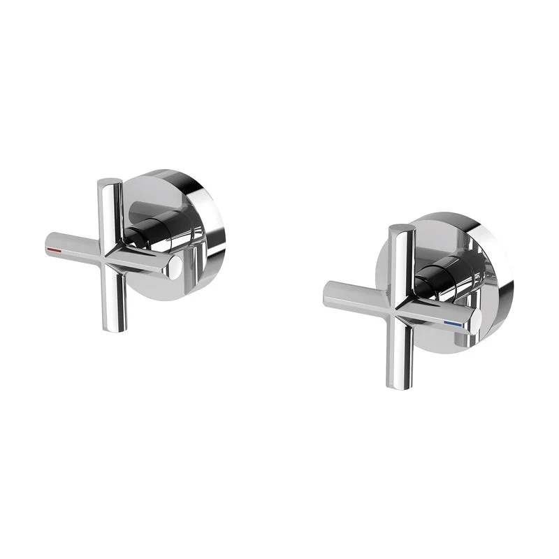 Phoenix Vivid Slimline Plus Wall Top Assemblies - Chrome