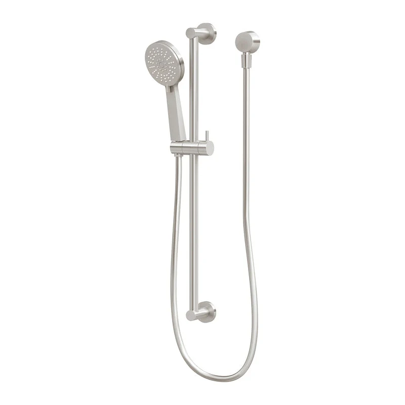Phoenix Vivid Slimline Rail Shower - Brushed Nickel