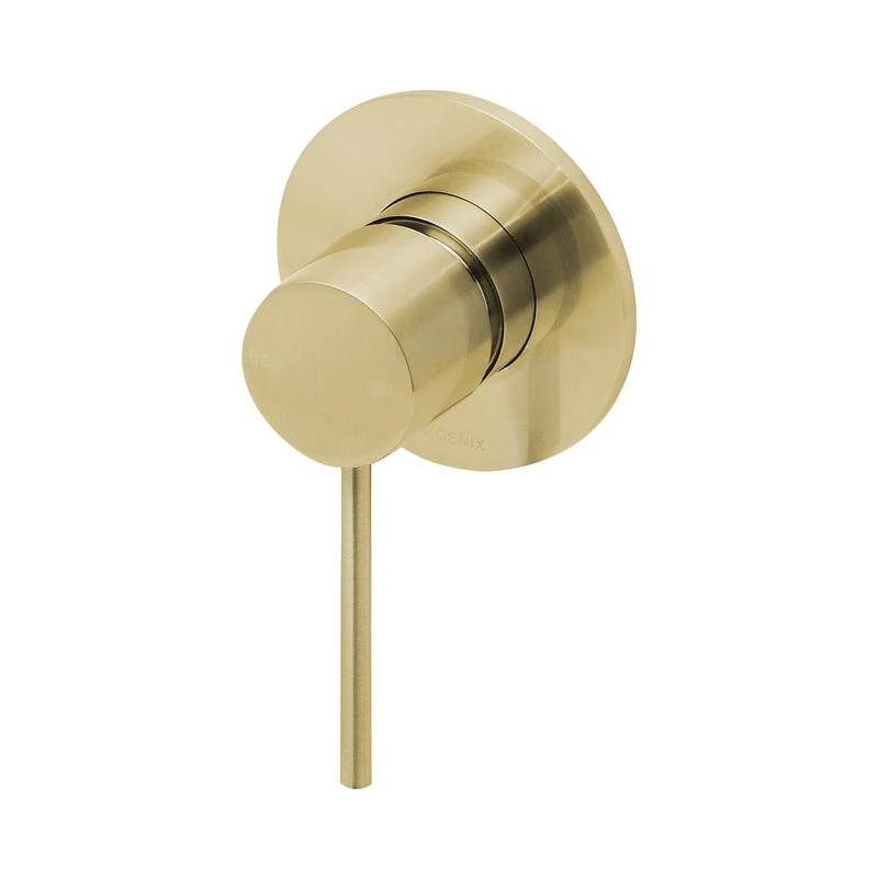 Phoenix Vivid Slimline SwitchMix Wall / Shower Mixer - Brushed Gold