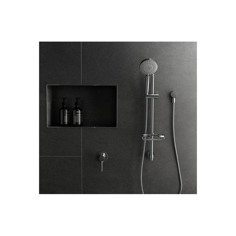 Phoenix Vivid Slimline Shower / Wall Mixer - Brushed Nickel - Image 3