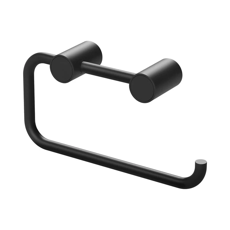 Phoenix Vivid Slimline Toilet Roll Holder - Black Matte