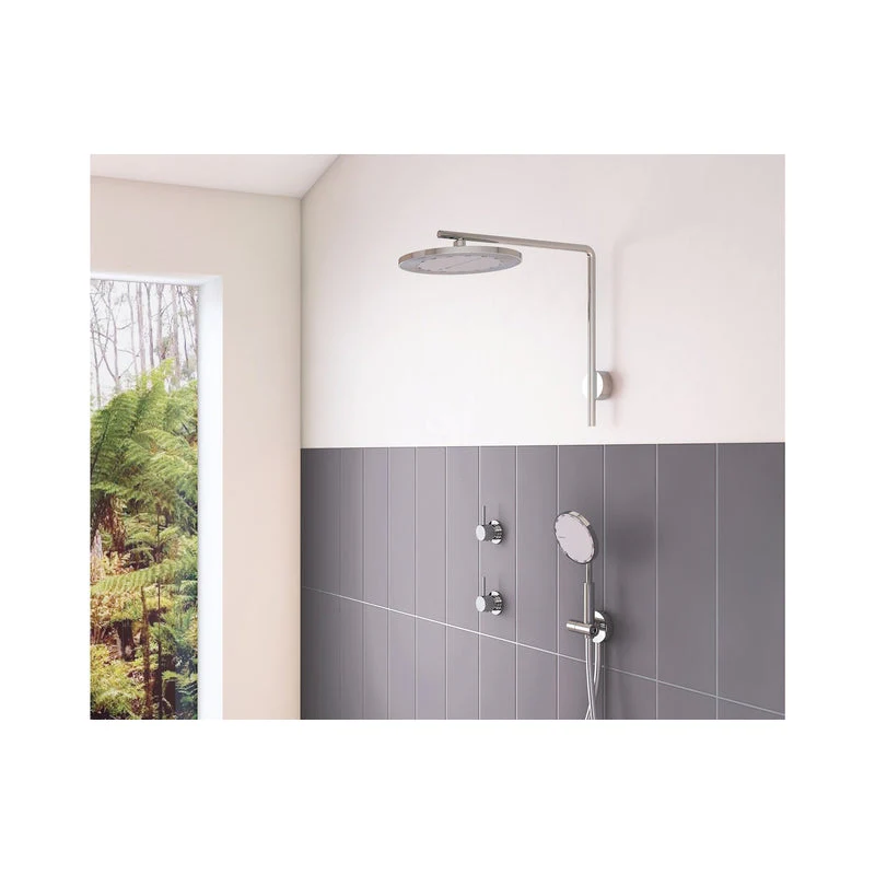 Phoenix Vivid Slimline Up Shower / Wall Mixer - Brushed Carbon - Image 3