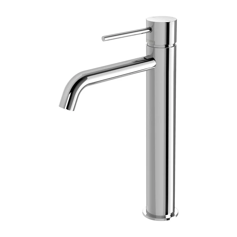 Phoenix Vivid Slimline Vessel Mixer Curved Outlet - Chrome
