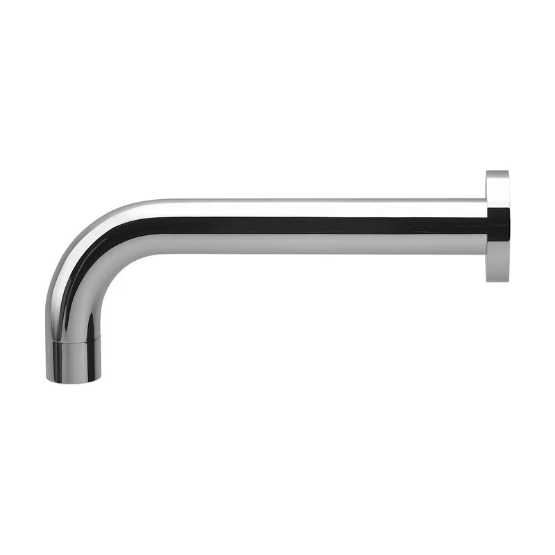 Phoenix Vivid Wall Bath Outlet 200mm Curved - Chrome