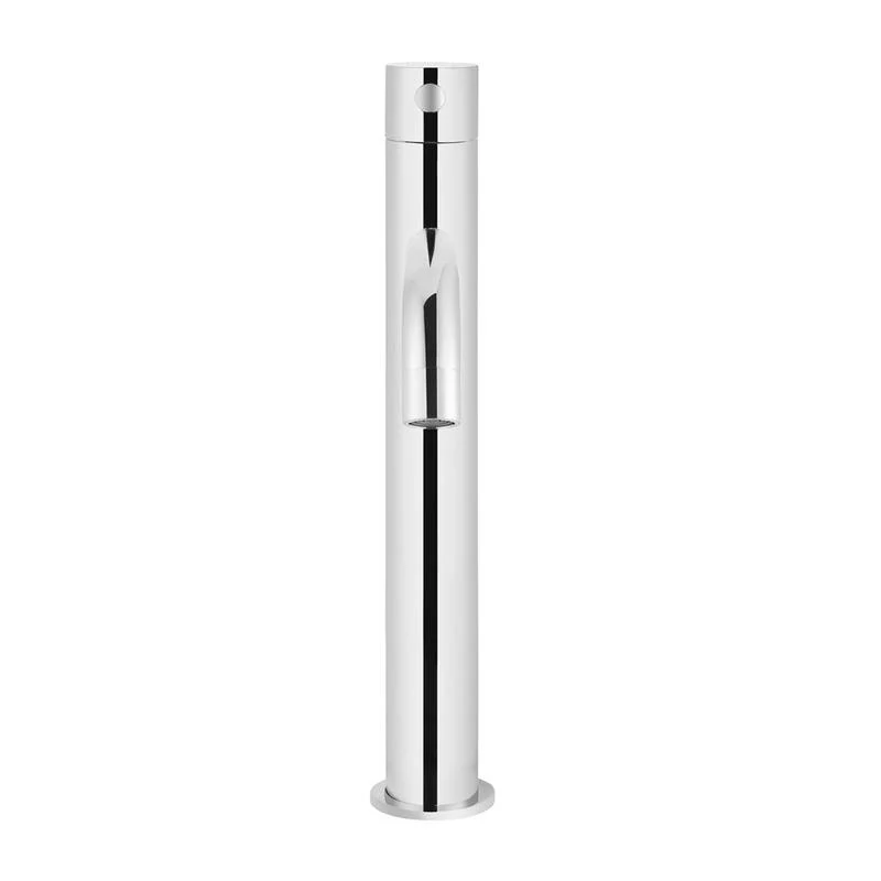 Meir Piccola Tall Basin Mixer Tap with 130mm Spout - Polished Chrome - Image 3