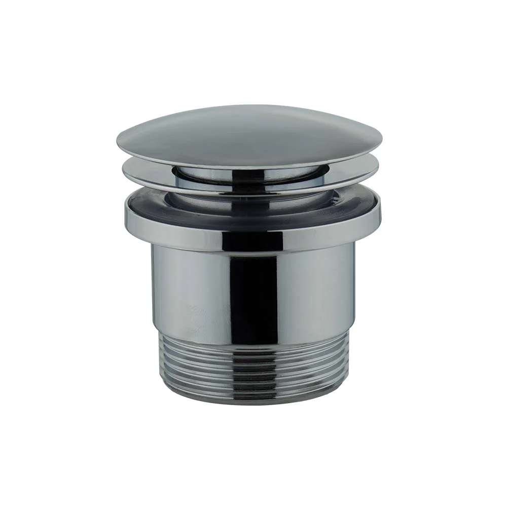 Mixx Plug & Waste Universal Dome Pop Up Waste - Chrome