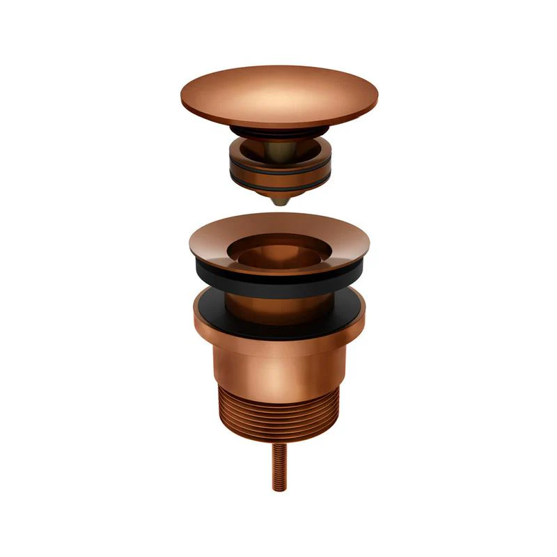 Meir Universal all-in-one Pop Up Waste - Basin & Bath - Lustre Bronze - Image 3