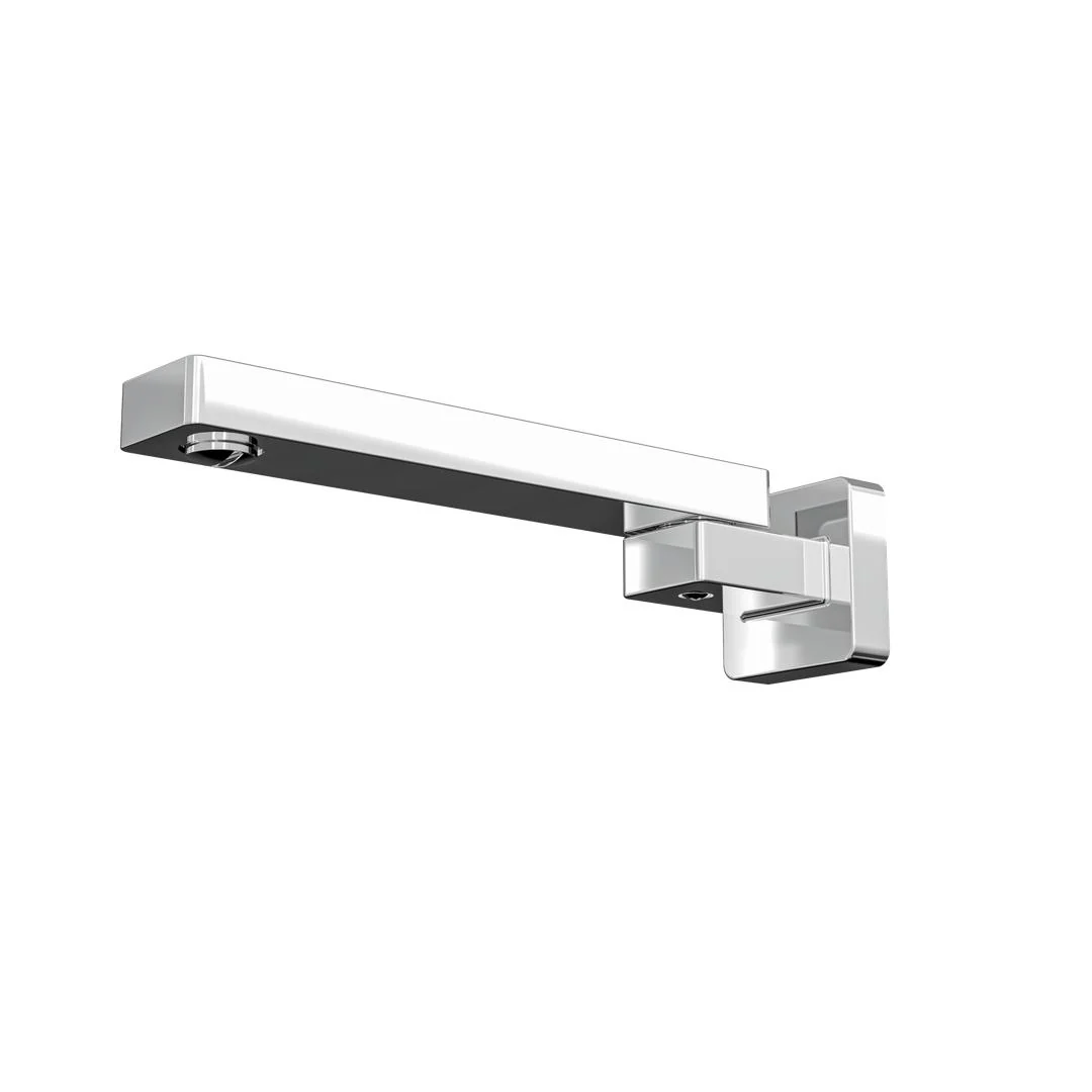 Linsol Quadra Swivel Wall Bath Spout - Chrome
