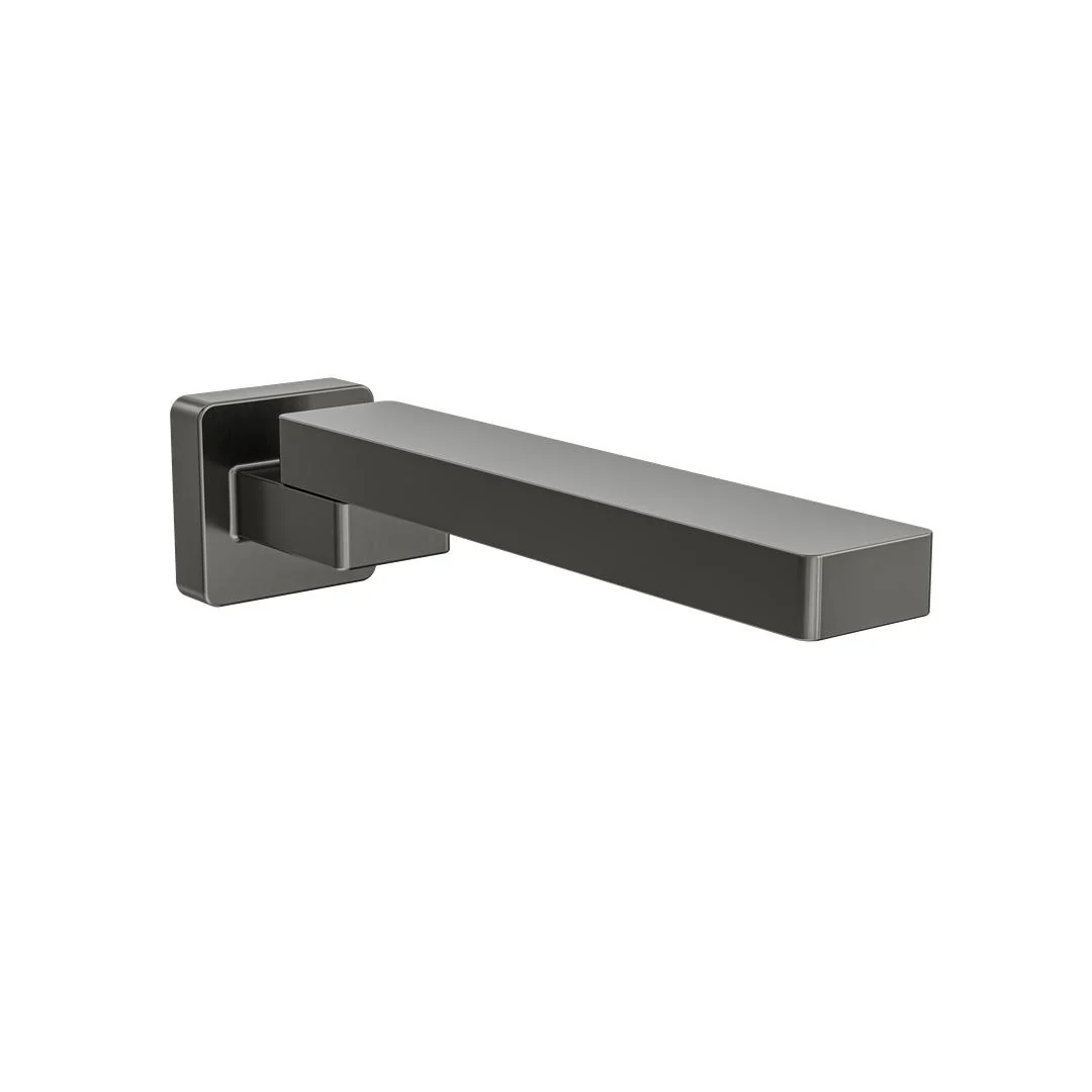 Linsol Quadra Swivel Wall Bath Spout - Gunmetal - Image 3