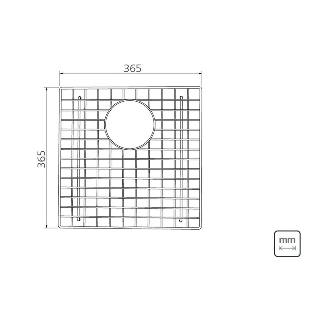 Linsol Quadrum Wire Bottom Grid - Image 2