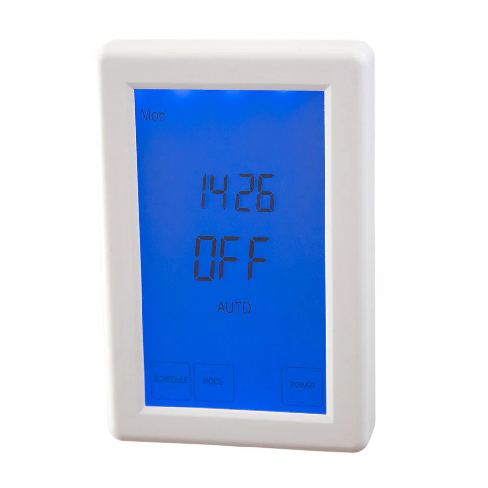 Radiant Digital Timer Switch White - Vertical