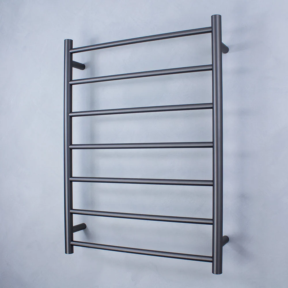 Radiant Heated Round Ladder 600 x 800mm - Gun Metal Grey