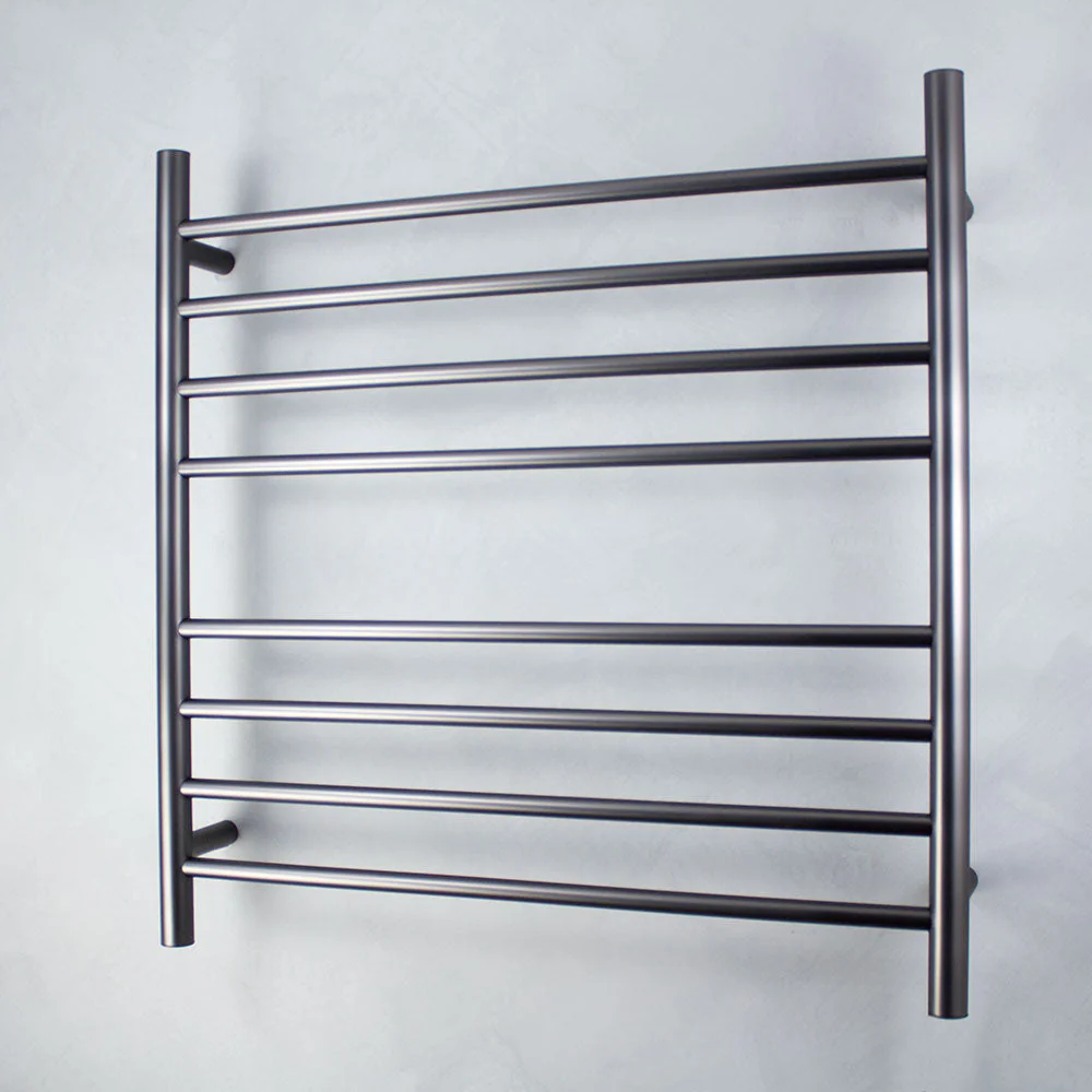 Radiant Heated Round Ladder 750 x 750mm - Gun Metal Grey