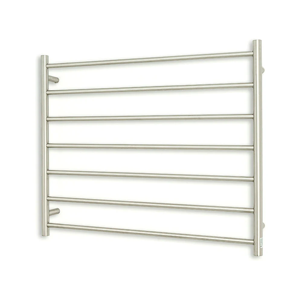 Radiant Heated Round Ladder 900 x 750mm - Brushed Satin