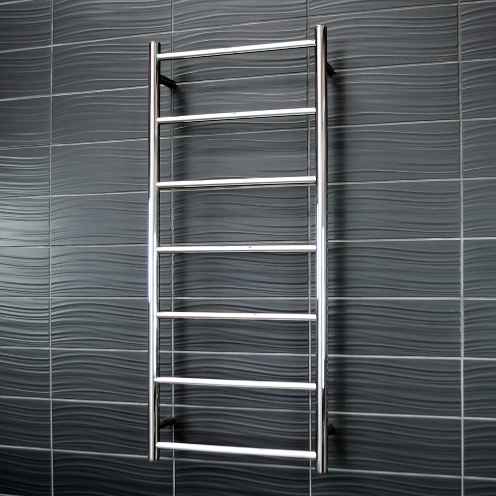 Radiant Non-Heated Round Ladder 100 x 1130mm - Mirror Polished