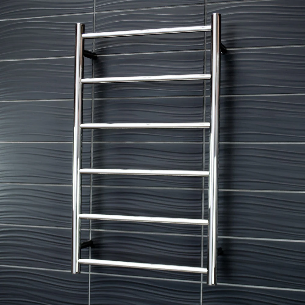 Radiant Non-Heated Round Ladder 500 x 830mm - Mirror Polished