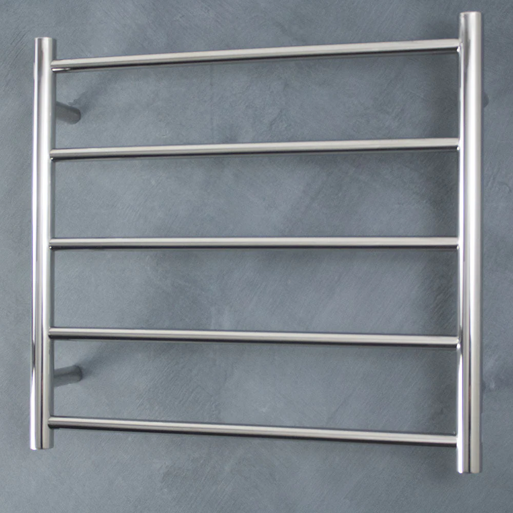 Radiant Non-Heated Round Ladder 600 x 550mm - Mirror Polished