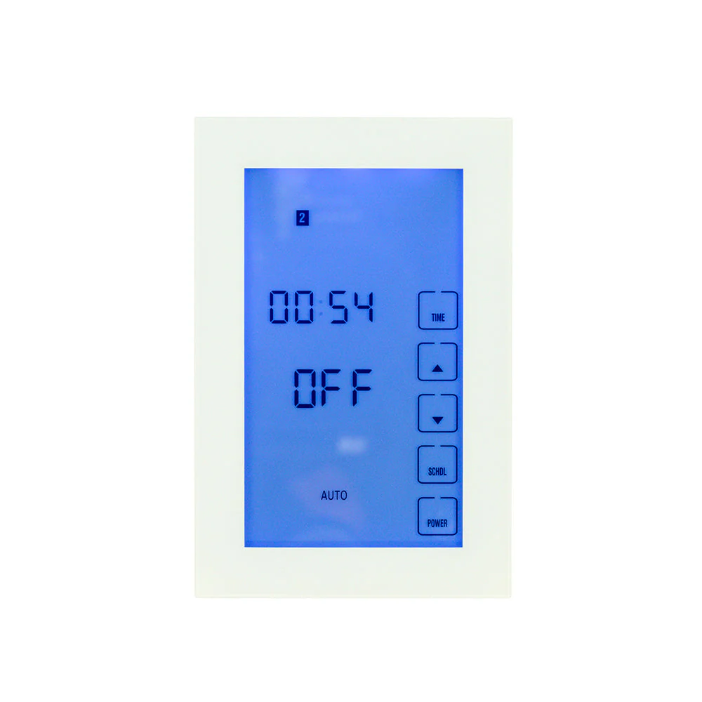 Radiant Premium Digital Timer Switch White - Vertical