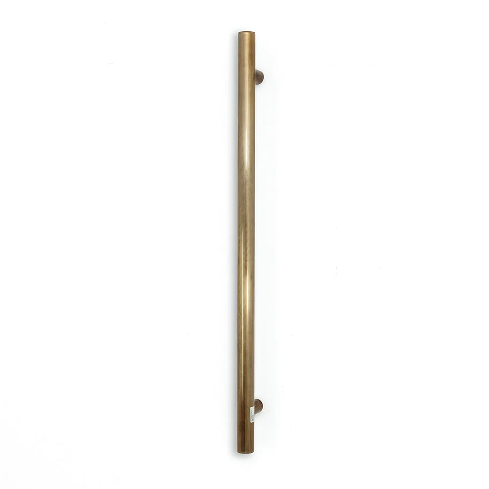 Radiant Vertical Single Towel Rail 40 x 950mm - Gloss Bronze